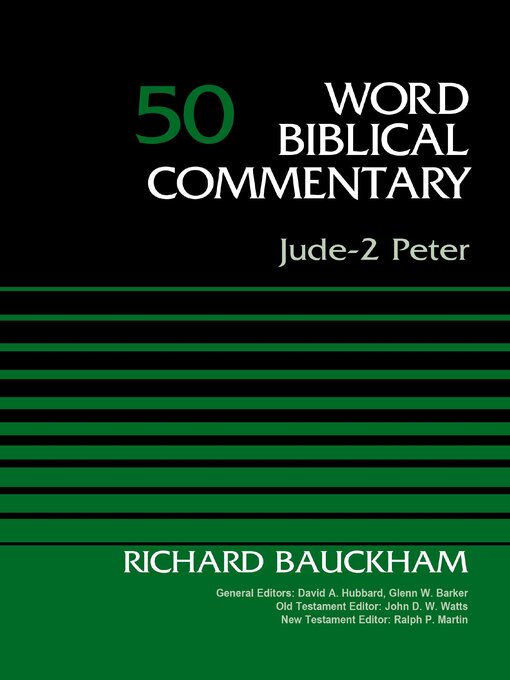 Title details for Jude-2 Peter, Volume 50 by Dr. Richard Bauckham - Available